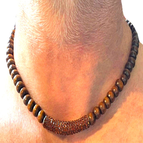 Collana swarovski con zirconi