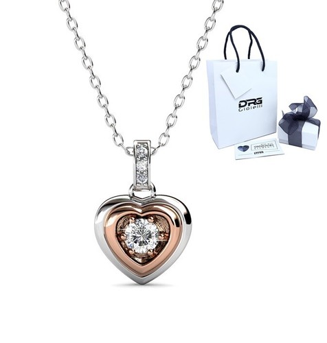 Collana donna cuore oro - collana,