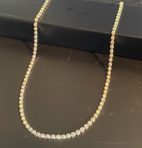 Collana tennis zirconi - collana,