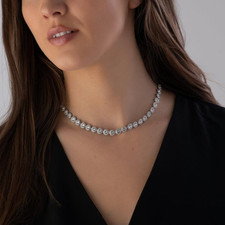 Collana Tennis Una Angel Donna