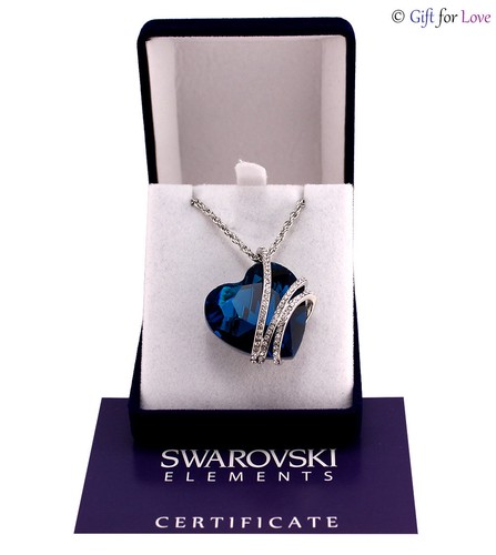 Collana oro bianco - , swarovski